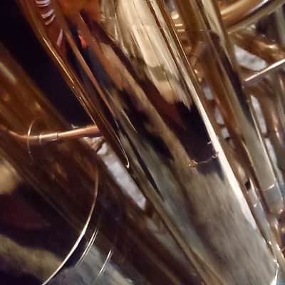 Schiller American Heritage 5 Valve BBb Tuba 2017 Gold Laquer image 6