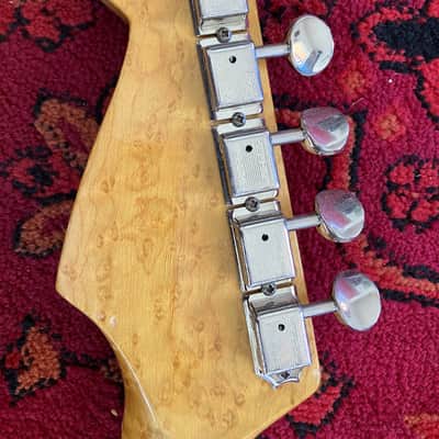 DEARNALEY STRATOCASTER 1999 - OUTSTANDING BIRDSEYE MAPLE AND BLONDE, GREAT SOUND AND PLAYABILITY image 17