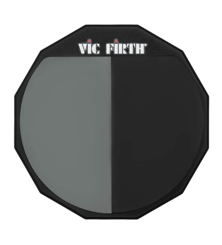 VIC FIRTH PAD12H SINGLE SIDED DOUBLE SURFACE PRACTICE PAD - 12 image 1