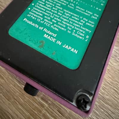 Boss HF-2 Hi Band Flanger (Green Label) 1989 - 1993 - Pink image 9