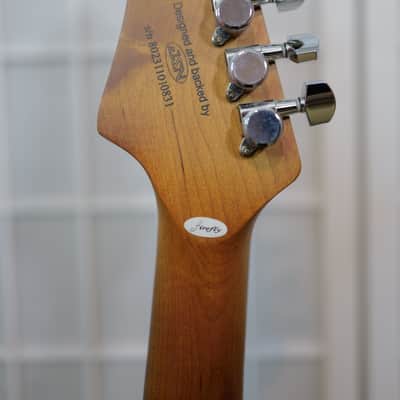 Limited Run Firefly Super FFST MODEL - 25.5" - ASH BODY - ROASTED MAPLE NECK - ELECTRIC GUITAR - OPEN PORE WHITE FINISH image 3