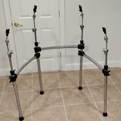 Alesis Heavy Duty Chrome Drum Rack with 4 Cymbal Boom Arms image 1