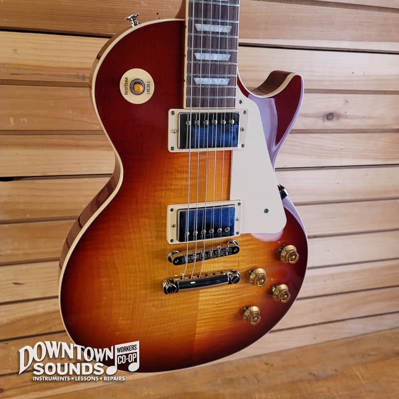 Gibson Les Paul Standard 50s Figured Top with Gibson Hardshell Case - Heritage Cherry Sunburst image 1