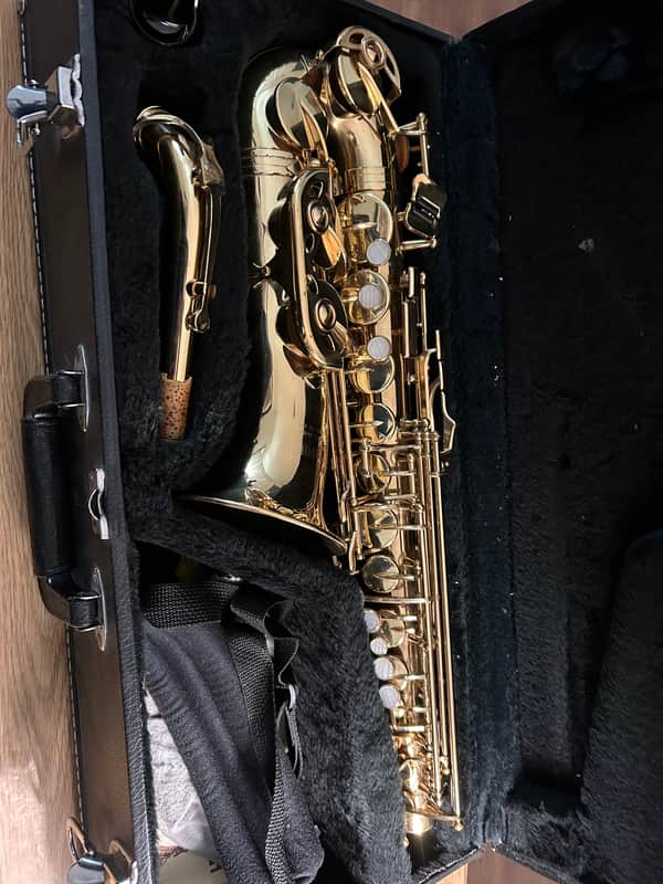 Jupiter SAS-767 alto saxophone with accessories great shape image 1
