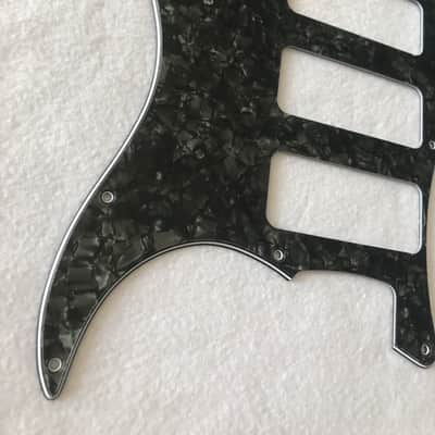 For Fender Stratocaster Strat P90 3 Pickup Guitar Pickguard,4 Ply Black Pearl image 2