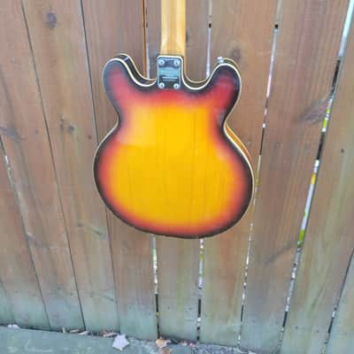 1960's Japan Made Aria 5102T Hollowbody Electric Guitar Great Player & Sound With Pro Set-up image 6