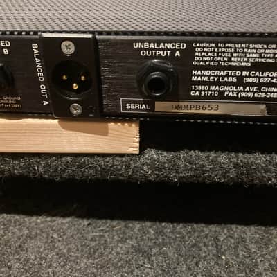 Manley Labs Dual Mono Microphone Preamplifier FRESH FROM MANLEY SERVICE + XTRA TUBES image 7