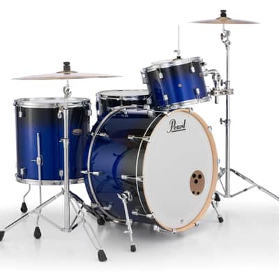 Pearl Decade Maple Kobalt Blue Fade Kit 24x14, 13x9, 16x16 3pc Shell Pack Drum Set Authorized Dealer image 3