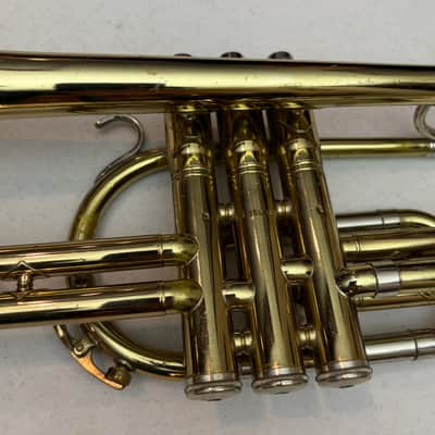 King / H.N. White Cleveland Superior Cornet— Early 1960s — Very Good, Case & Brushes image 6