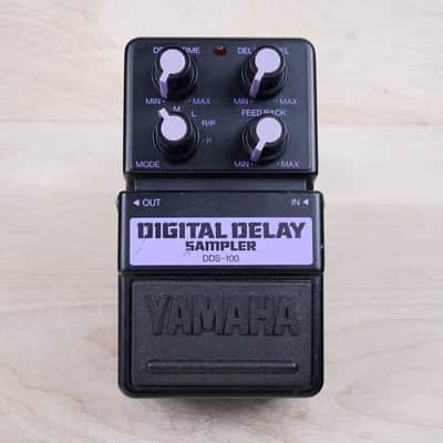 Yamaha DDS-100 Digital Delay Sampler Pedal 1980s Black Made In Japan image 6