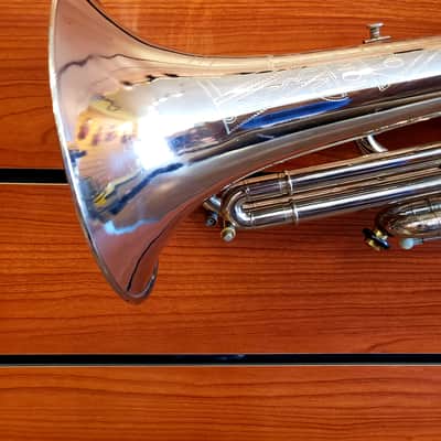 Emo Champion Bass Trumpet Silver image 5