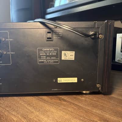 ⭐️Onkyo Integra M-504 Stereo Power Amplifier 165WPC @ 8Ω⭐️For Repair Please Read image 10