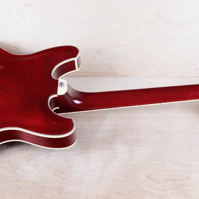 Yamaha SA-50 Hollow Body MIJ 1967 Cherry Red Vintage Japan w/ OHSC image 13