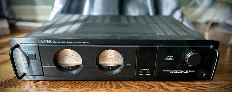 Carver TFM-35 Stereo Power Amplifier 250 watt image 1