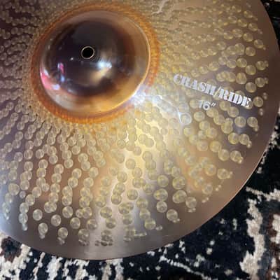 Paiste 16" RUDE Crash/Ride Cymbal - Raw image 2