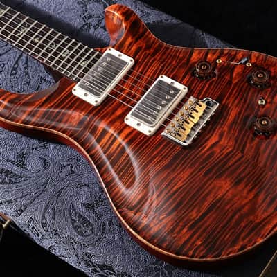 Paul Reed Smith (PRS) 2015 Wood Library P24 Trem Orange Tiger Pattern Regular Neck [15 221287] (05/07) image 3