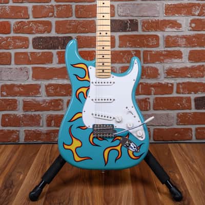 Fender Limited Edition Tyler The Creator Signature Stratocaster Golf Le Fleur Artwork 2019 w/Gigbag image 4