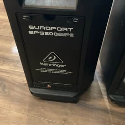 Behringer EUROPORT EPS500MP3 Powered PA Amplifier/Mixer Speakers portable image 5