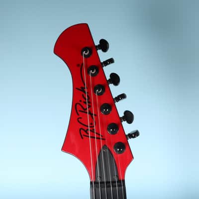 B.C. Rich Neck Through Series Warlock Electric Guitar - Blood Red NT image 3