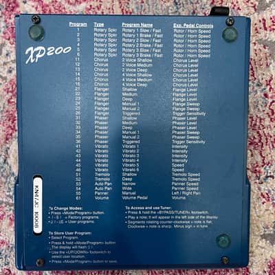 DigiTech XP200 Modulator with box and power supply - Blue image 3