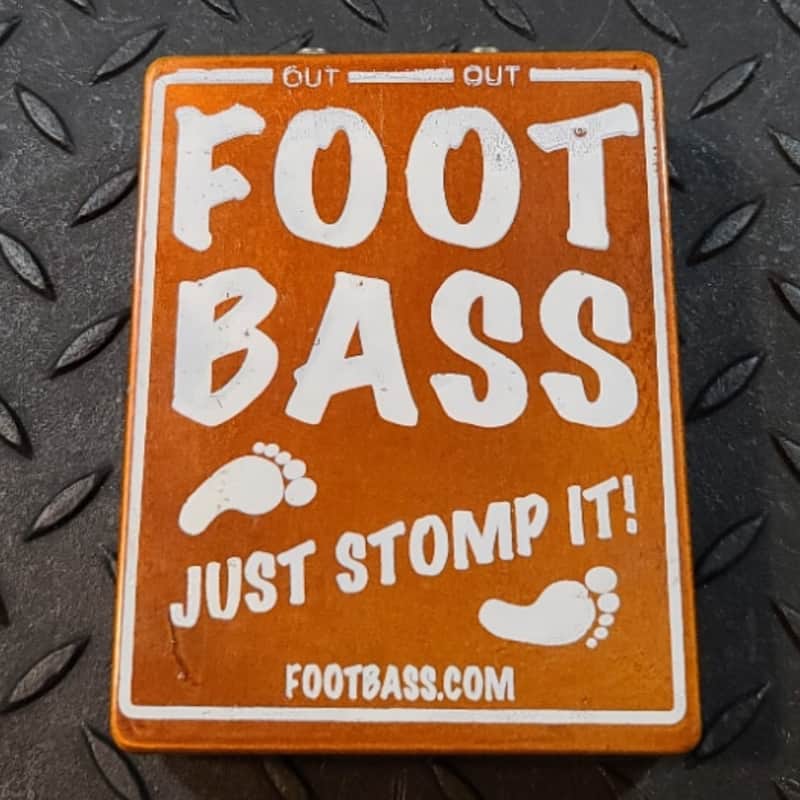 FootBass Foot Bass Kick Drum Stomp Pedal - Click Track Or Metronome Effect Foot Tap image 1