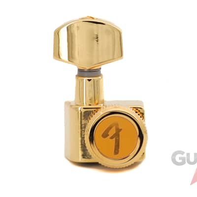 Genuine Fender Locking Guitar F Tuning Pegs Tuners Machines - GOLD image 11