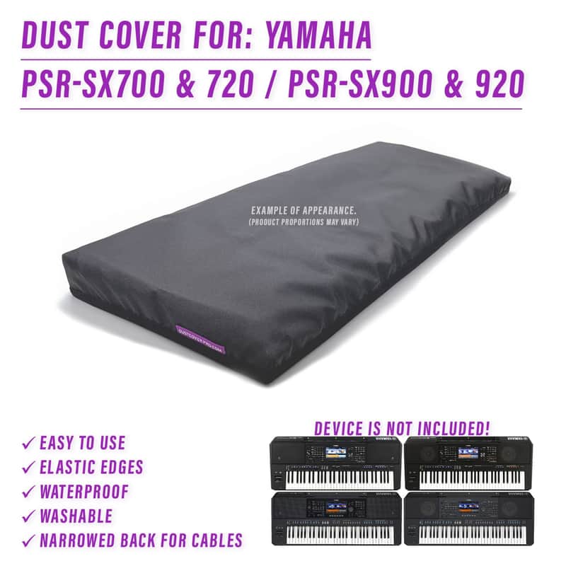 DUST COVER for Yamaha PSR-SX700,SX720 / Yamaha PSR-SX900,SX920 image 1
