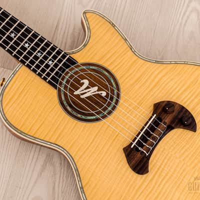 2010 Guyatone Nobuhiro Mine Signature EG-2100M Acoustic Electric Nylon String Classical w/ Case, Tags image 7