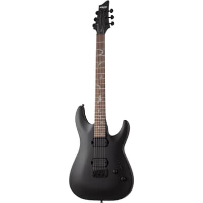 Schecter Damien-6 Electric Guitar - Satin Black image 2