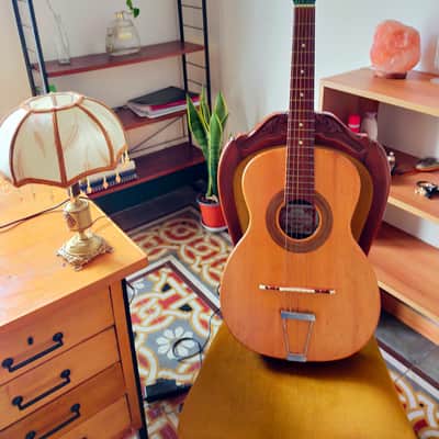 Guitar (Sicilian guitar) Ermelinda silvestri Parlor 1940 Natural image 2