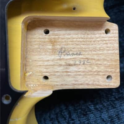 PRINCE Owned and Used Fender Thinline Telecaster with Paisley Park Document. image 5