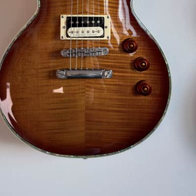 ESP LTD EC-1000 FM with Rosewood Fretboard 2003 - 2017 Amber Sunburst image 6