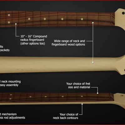 Warmoth USA Strat Replacement Neck Mahogany w/ Pau Ferro Fretboard & Gotoh Tuners image 16