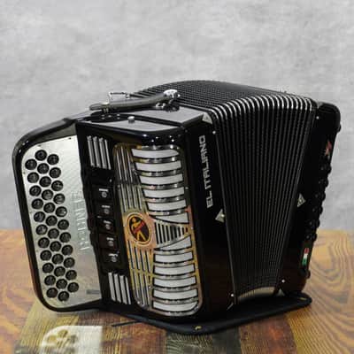 Hohner Anacleto El Italiano III 5 Switch Compact Black FBE (FA) Accordion image 2