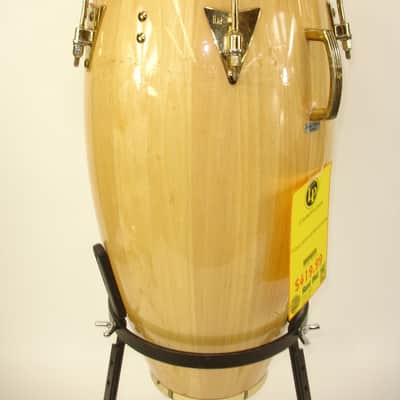 Latin Percussion 11" Classic Quinto, Natural  w/ Stand image 2