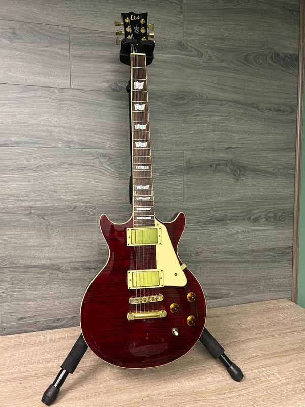ESP LTD KH-DC Kirk Hammett Double Cut Cherry Electric Guitar #2465 image 1