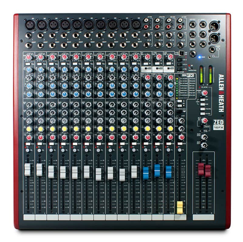 Mint Allen & Heath ZED-16FX Mixing Console with USB Port image 1