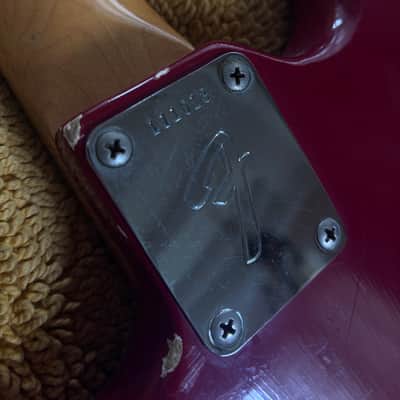 Fender Mustang Guitar with Rosewood Fretboard 1965- Dakota Red image 3