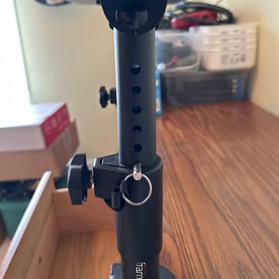Gator GFW-SPKSTMNDSKCMP Clamp-On Studio Monitor Stands (Pair) 2020s - Black image 3