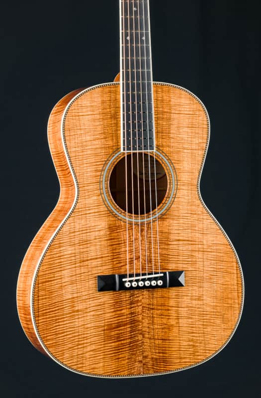 Bourgeois LDBO-12/S Custom All Flamed Koa 12-Fret with Slotted Headstock NEW image 1