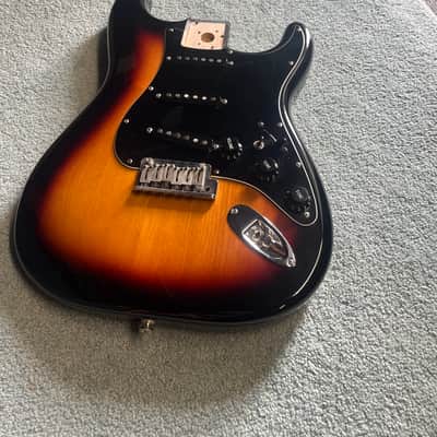 Fender stratocaster body fully loaded sunburst strat - Made in Mexico image 8
