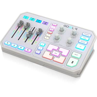 TC-Helicon GoXLR 4-channel USB Streaming Mixer with Voice FX and Sampler - White image 3