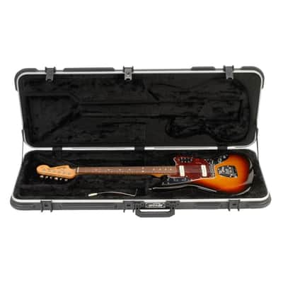 SKB Cases Molded Hardshell Case with Plush Foam Interior, TSA Latch, and Over-Molded Handle for Fender Jaguar or Fender Jazzmaster Guitar image 4