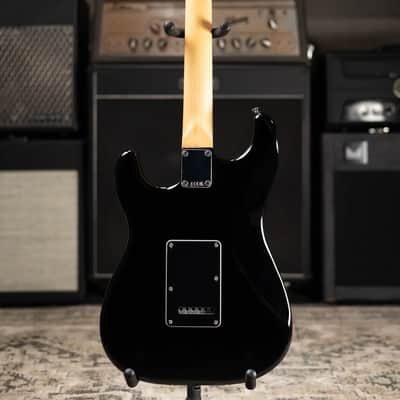 Fender Standard Stratocaster HSS Electric Guitar - Black image 8