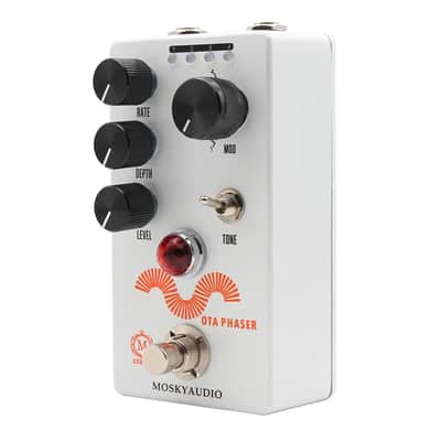 MOSKY OTA Phaser Pedal,4 Mode Phase Effect Pedal with Rate/Depth/Level/Tone Knob + 9v Battery Cable image 3