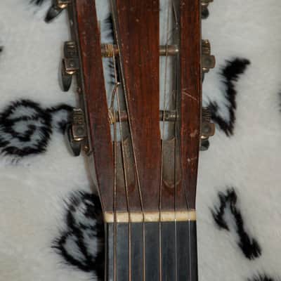 Regal REGAL Double Sound Hole Flat Top Acoustic Guitar- "Borg Balancing Control Tone Refiner" image 6