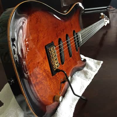 Godin Artisan ST1, 1994, USA-Canada, Hight gloss Cognac burst image 2