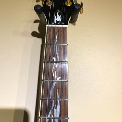 Michael Kelly Phoenix Jazz Archtop Semi Hollowbody 2005 - Blue Burst Flametop image 11
