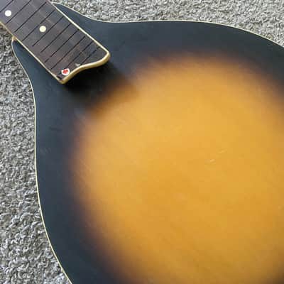 Sunburst 8 String Mandolin DIY Project, Spruce Top, Mahogany Body, Rosewood Fingerboard image 14