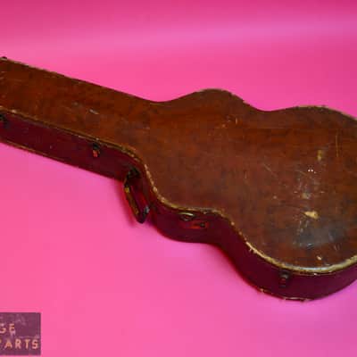 Vintage 1950's Gibson / Stone Badged / Brown Lined Hard Case 16" ES-175 J-45 J-50 175D image 10